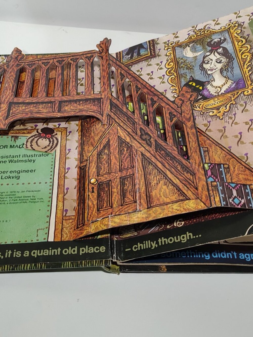 Jan Pienkowski Haunted House Pop-Up Book 1979 Vintage Dutton Halloween AS IS - Picture 3 of 7